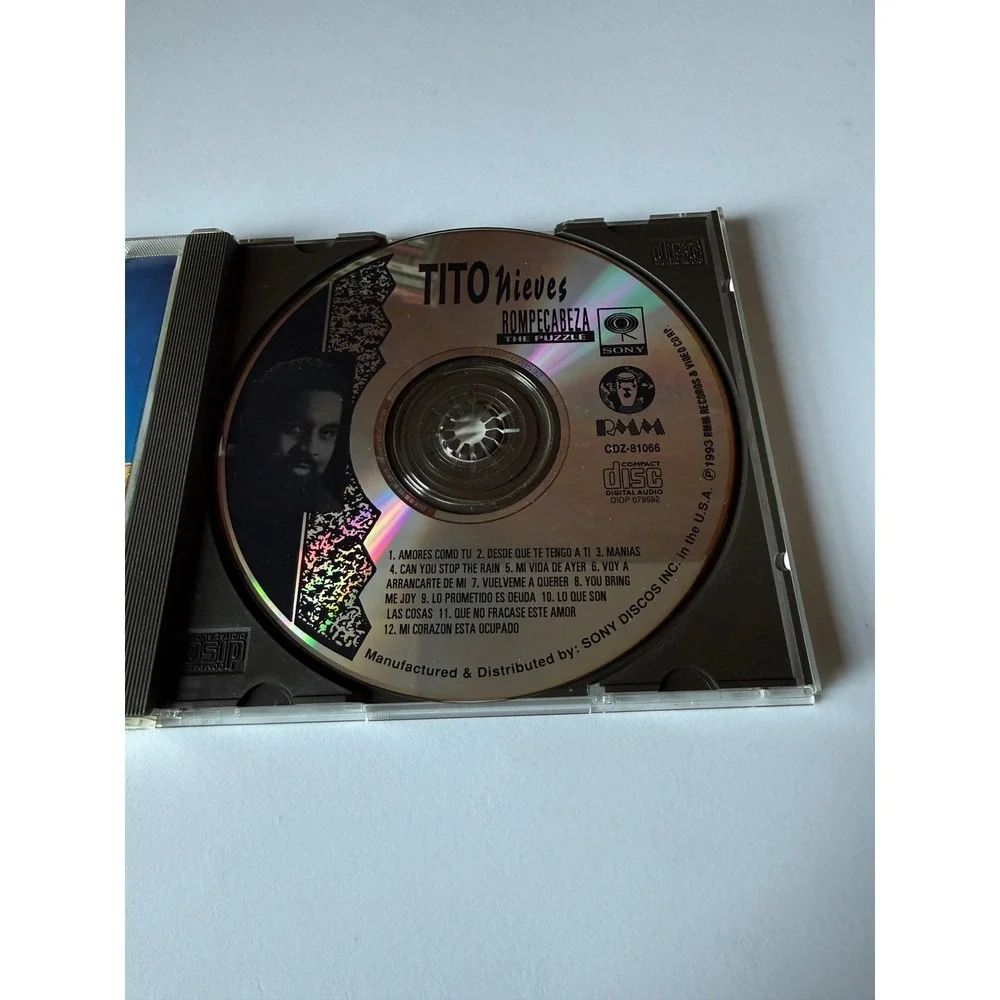 Tito Nieves Rompecabeza The Puzzle CD 1993 Salsa RMM Sony CDZ-81066 Latin Music